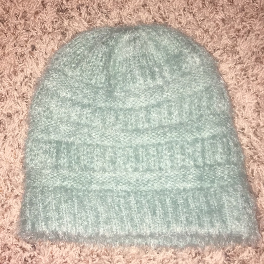 Furry winter hat